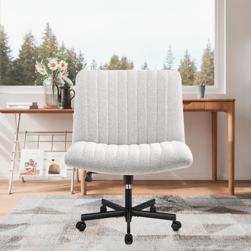 Cadeira de Escritório Python Fly Leisure em Tecido Cinza