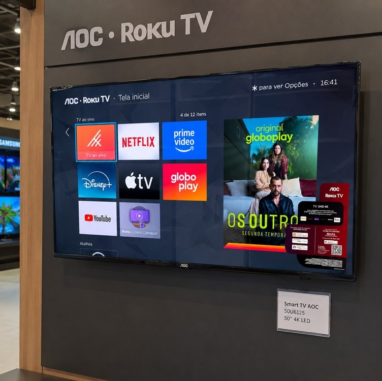 Smart TV AOC 50U6125 50'' 4K LED