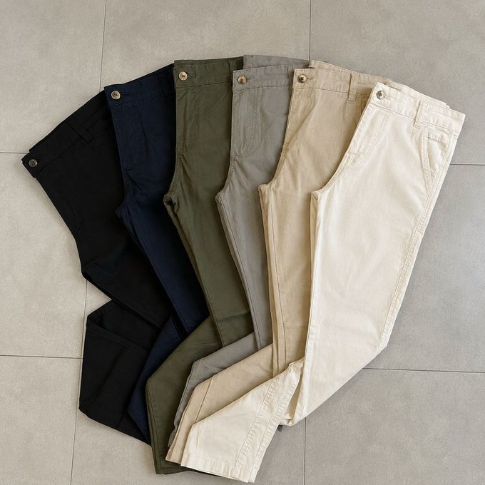 Calça Sarja Alfaiataria Bolso Faca + Frete Grátis