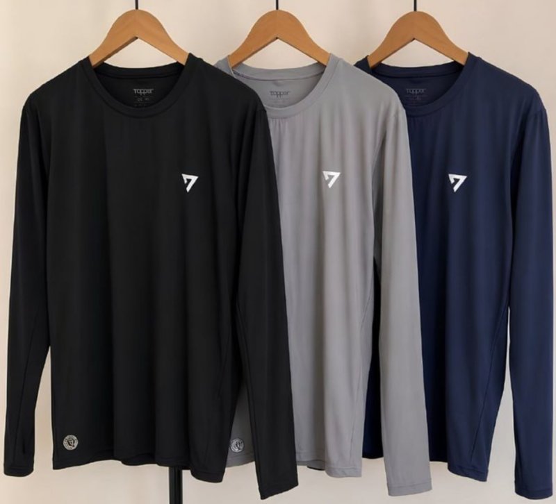 Kit 3 Camisetas Térmicas Masculina Segunda Pele Camisa Uv50