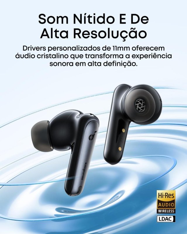 Fone Bluetooth Soundcore Liberty 4 NC com Cancelamento de Ruído