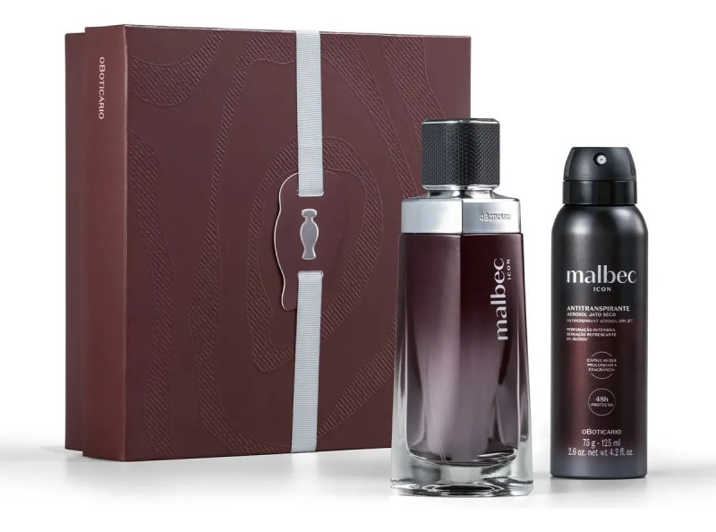 Kit Presente O Boticário Malbec Icon (2 Itens)