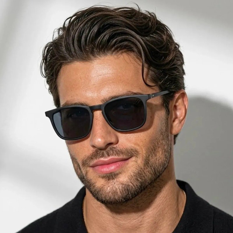 Óculos De Sol Masculino Quadrado Clássico