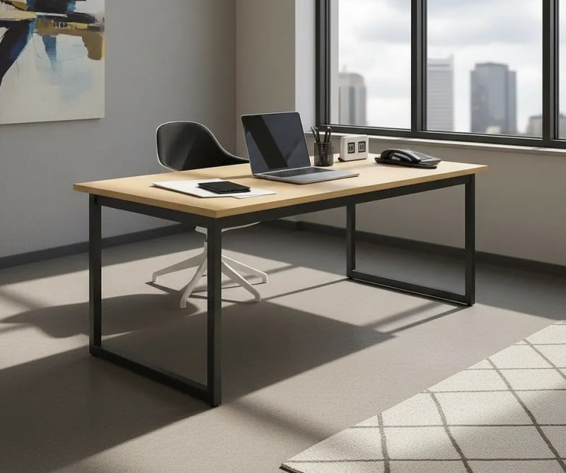 Mesa Escritório Industrial 150x60 Homeoffice