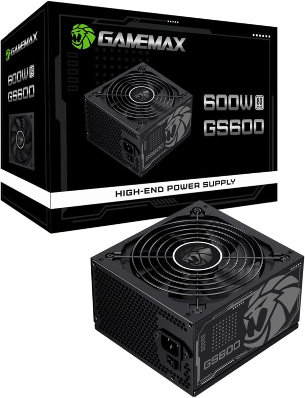 Fonte De Alimentacao 600w Gs600 80 Plus White Gamemax