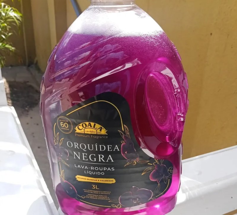 Coala Laundry Lava Roupas Líquido 3 Litros Orquídea Negra