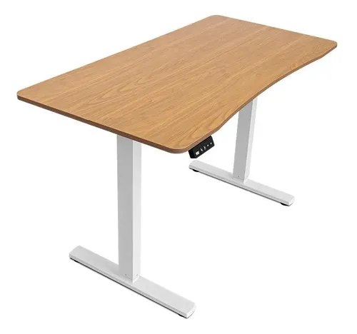 Mesa Office Zinnia Astera, 120cm, com Regulagem, Madeira