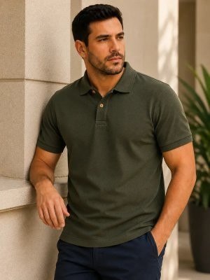 Camisa Masculina Gola Polo Piquet Algodão Do P Ao Gg
