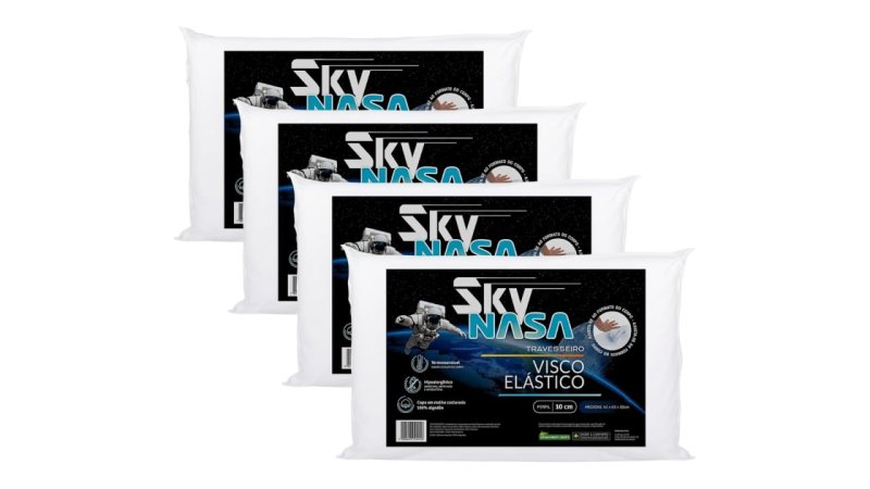 Kit 4 un. Travesseiro Nasa Sky