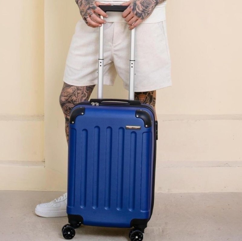 Mala De Viagem Bordo Mão Pequena 10kg Abs Cadeado 360
