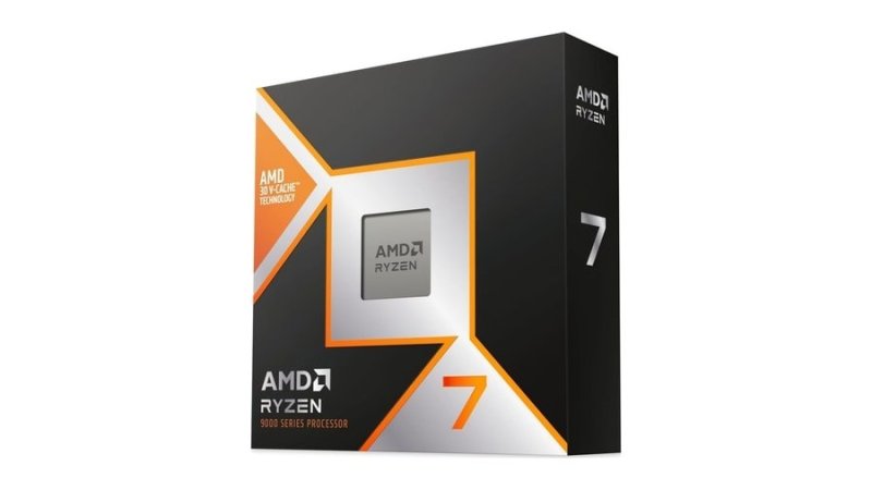 Processador AMD Ryzen 7 9800X3D (AM5/ 8 Cores/ 16 Threads/ 5.2 GHz/ 104Mb Cache/Radeon Graphics/Sem cooler)