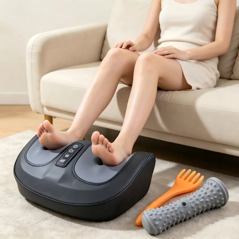 Massageador Pés Elétrico Anti Stress Relaxe Confort