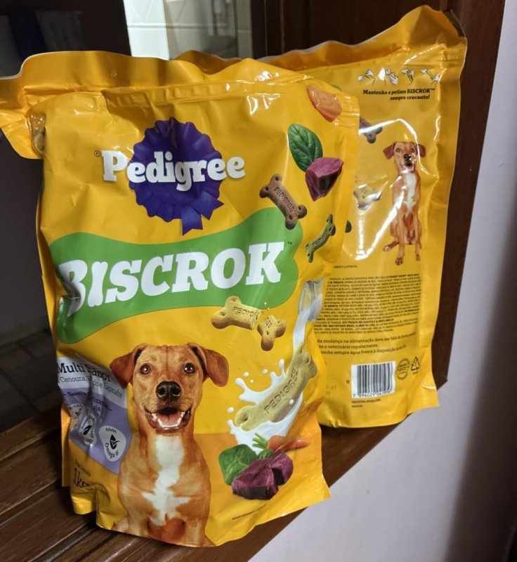 Biscoito Pedigree Biscrok Para Cães Adultos Multi, 1 kg
