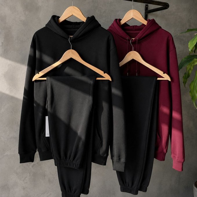 Conjunto Calça E Blusa De Moletom Liso + Frete Grátis