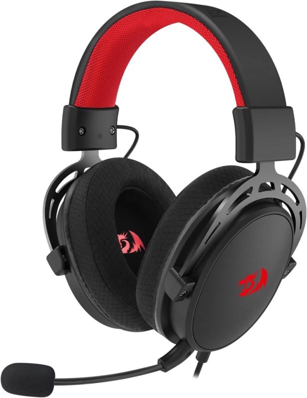 Headset Gamer Redragon Cragblade Preto Drivers 53mm