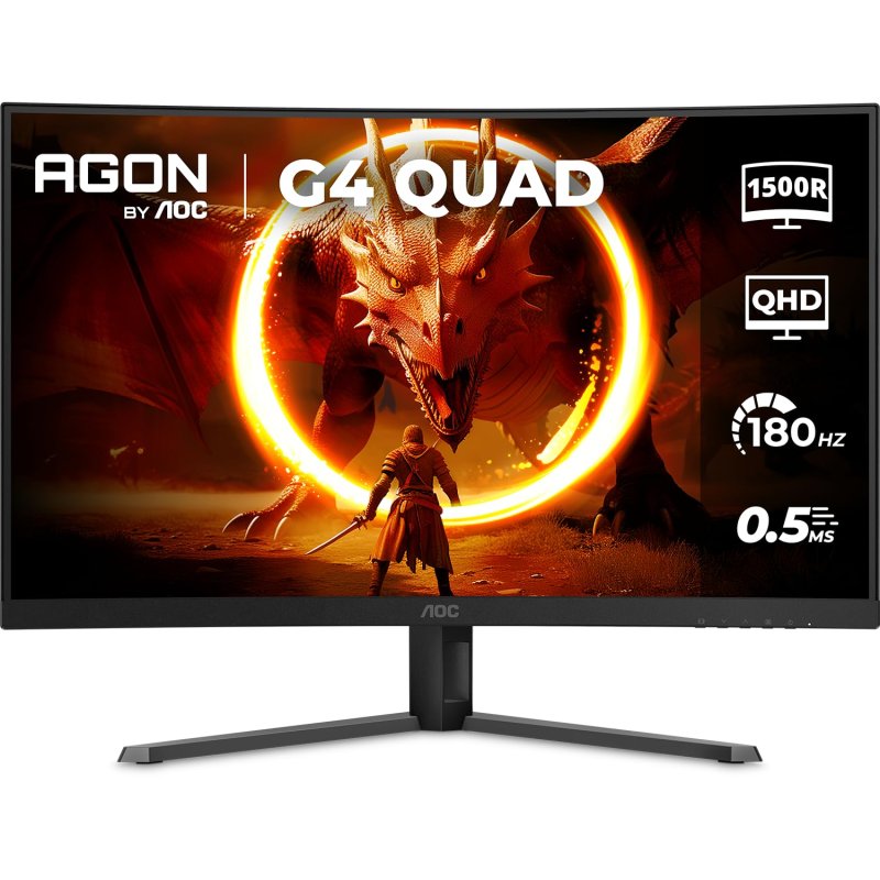 Monitor Curvo AOC AGON 32" QHD 180Hz