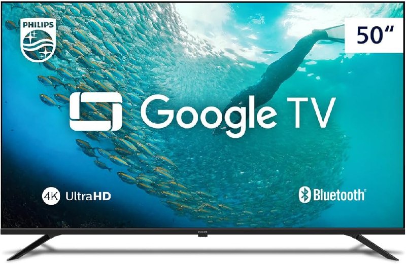 Philips Smart TV 50" 4K UHD - Google TV HDR Comando Voz