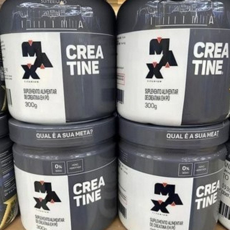 Kit 2x Creatina 300g Max Titanium Monohidratada