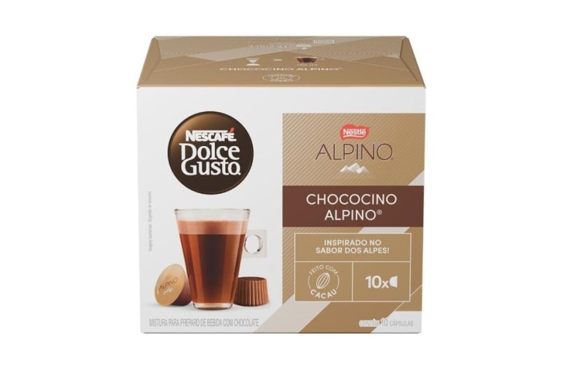 10 un. Cápsulas Dolce Gusto Chococino Alpino