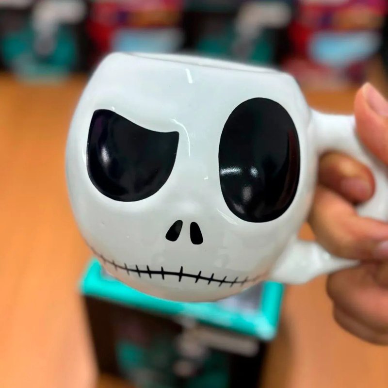 Caneca 452ml Jack Skellington Zona Criativa Disney Original
