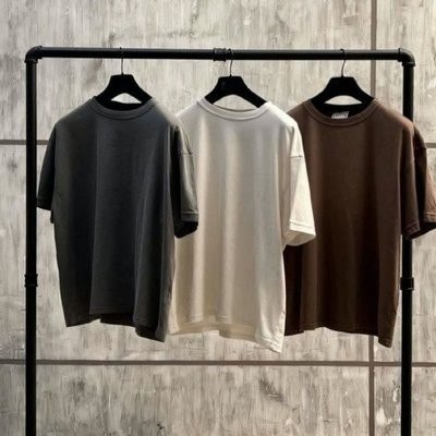 Kit 3 Oversized Masculina Stretwear Básica Lisa Premium