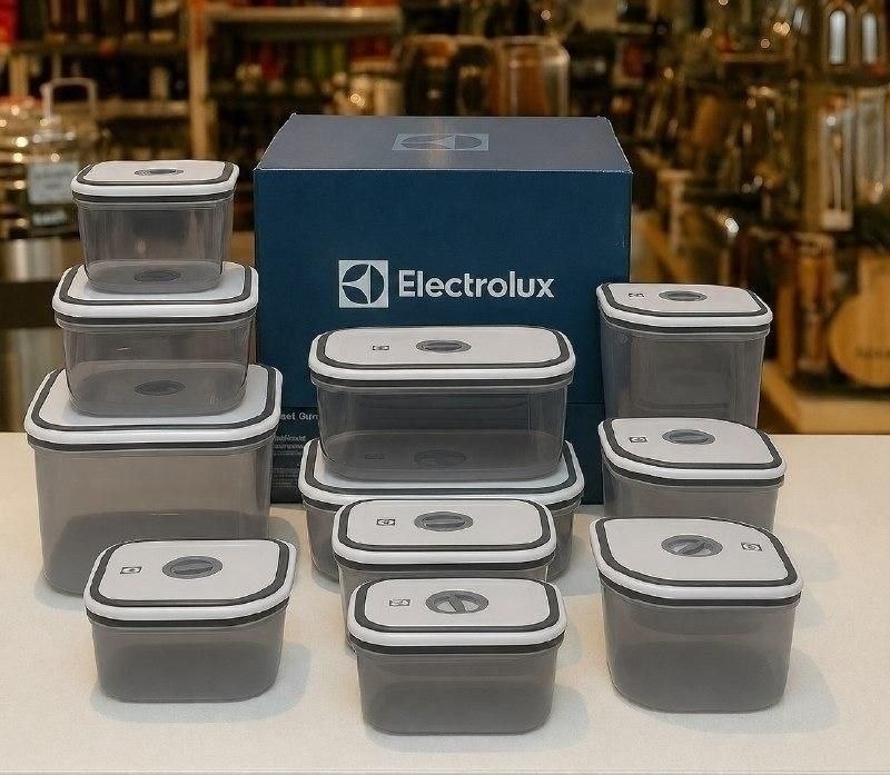 Conjunto 12 Potes Herméticos Com Tampa Easy-open Electrolux