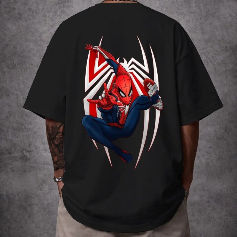 Camiseta Oversized Filme Homem Aranha Unissex Ref4992