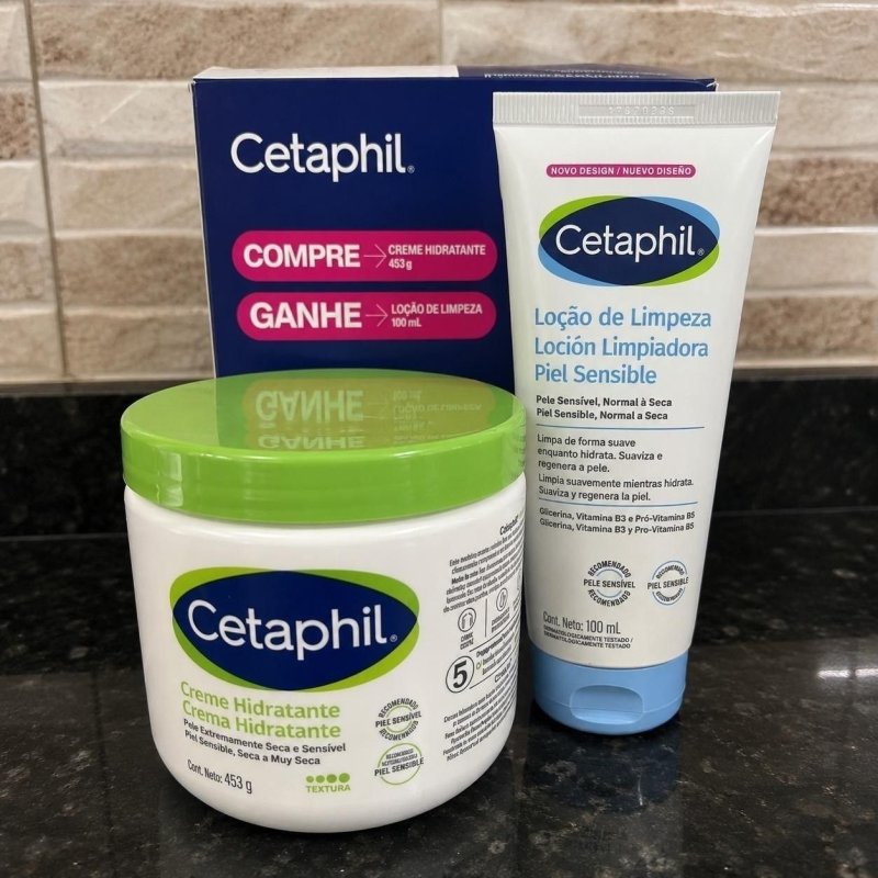 Kit Cetaphil Loção 473ml + Loção De Limpeza 100ml