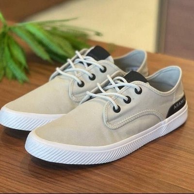 Tênis Aramis Daily Dock Canvas Bege Masculino Adulto