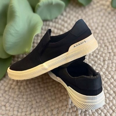 Tênis Aramis Daily Slip Canvas Preto