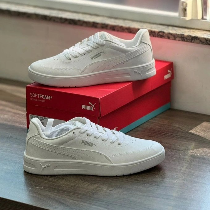 Tênis Court Classic Clean Bdp Puma Branco 38 Br