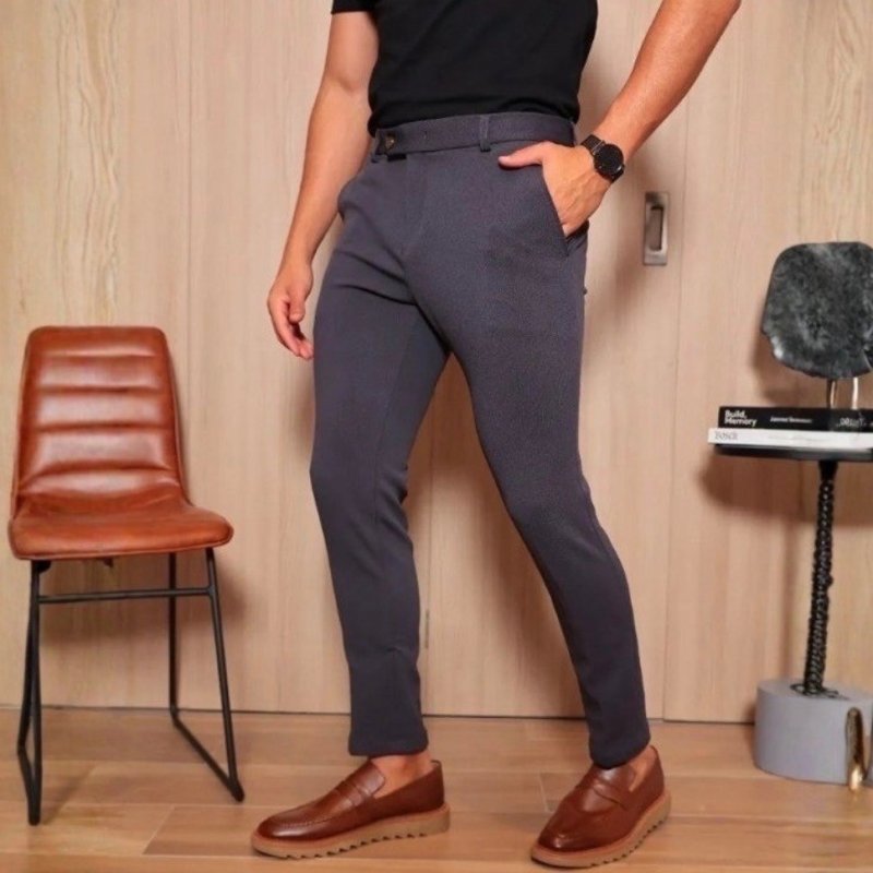 Calça Masculina Alfaiataria Tecnológica Confort Lycra