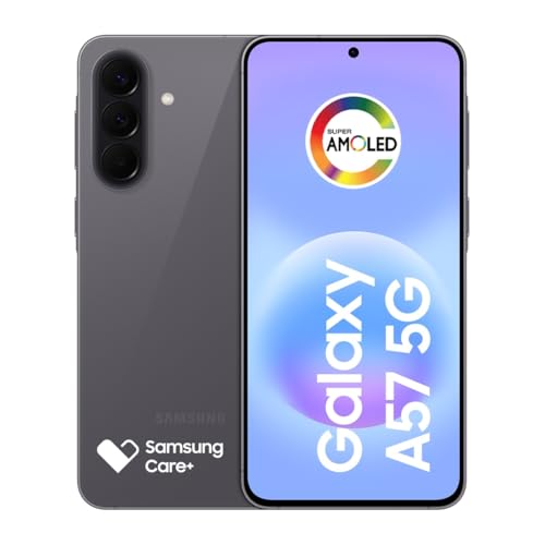 Celular Samsung Galaxy A57 5G 128GB, 8GB RAM, Recursos AI (Cinza)