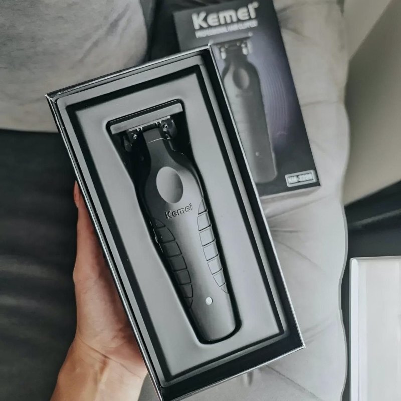 Kemei Maquina De Acabamento Km 2299 Profissional Cor Black