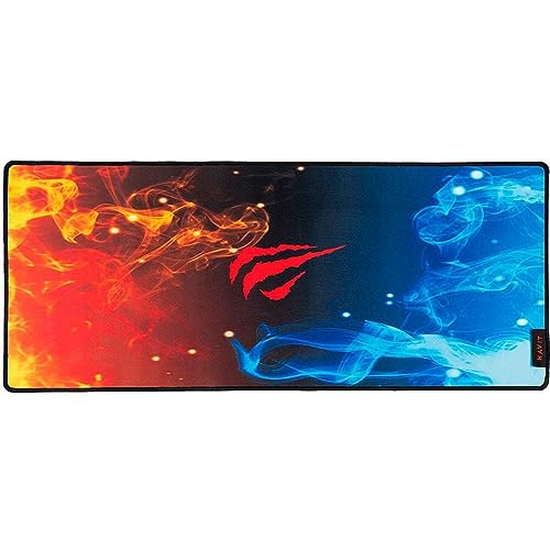 Havit Mouse Pad Gamer MP845 - Grande - 700 x 300 x 3 mm, Superfície Jacquard Premium, Base de Borracha Antiderrapante, Costurado