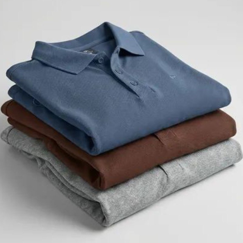 Camisa Polo Masculina Piquê Liso Manga Curta Kit 3 Unidades