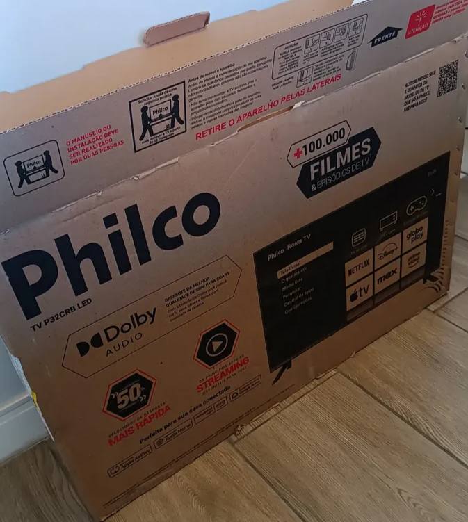 Smart TV 32 Philco P32CRB (Roku, Dolby Audio, HDR10)