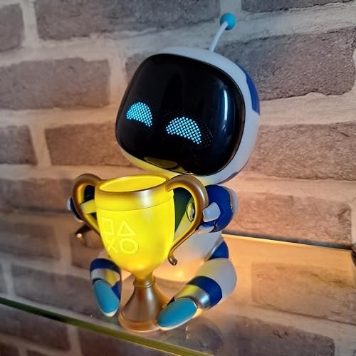 Paladone Astrobot GloBuddies Personagem Light - Lâmpada de mesa com olhos e troféu