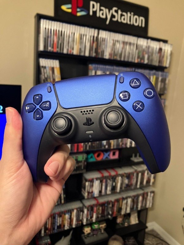 Controle de joystick sem fio Dualsense Ps5 azul cobalto