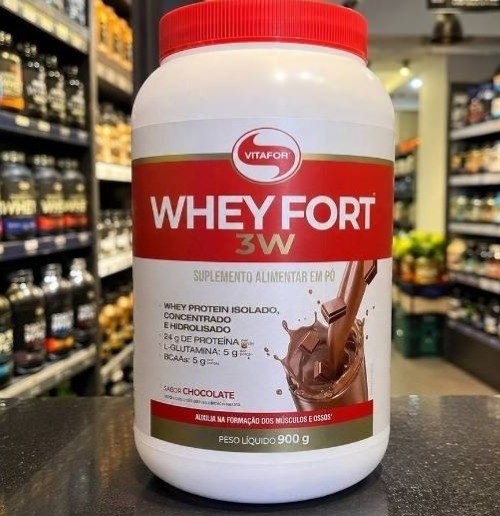 Whey Fort 3W Vitafor Chocolate - 900g