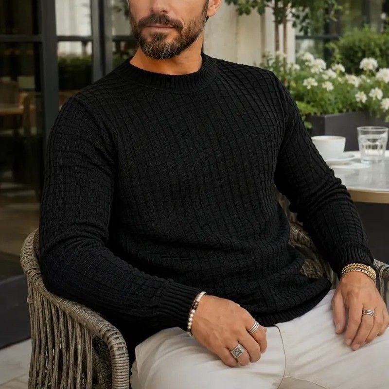 Blusa De Frio Suéter Masculino Lã Tricot