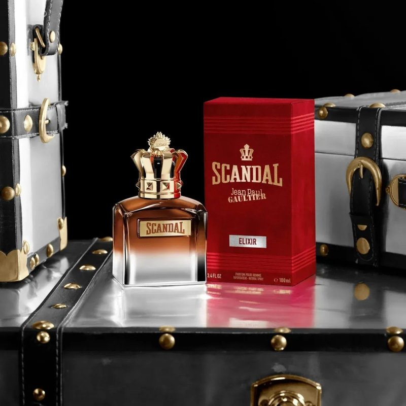 Perfume Masculino Jean Paul Gaultier Scandal Elixir For Him 100ml Âmbar Frutado