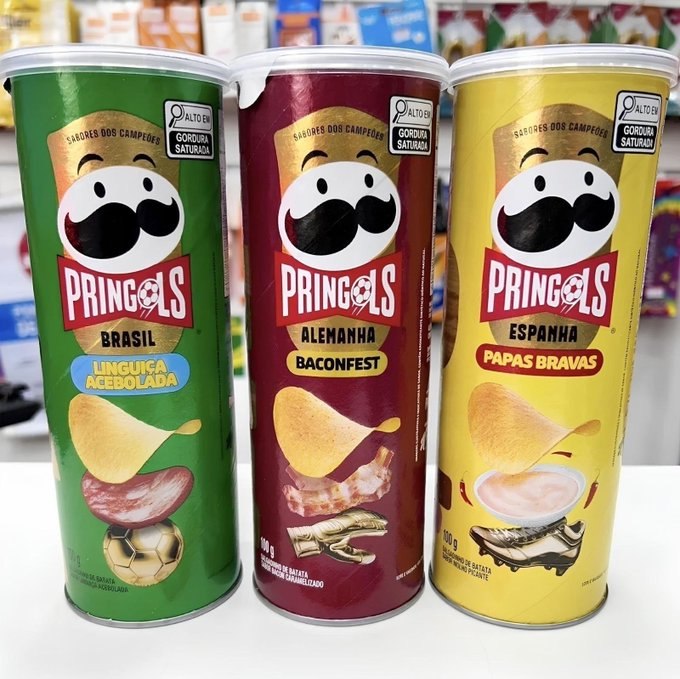 Pringles Tripack Festa do Futebol com 3 Sabores + Frete Grátis