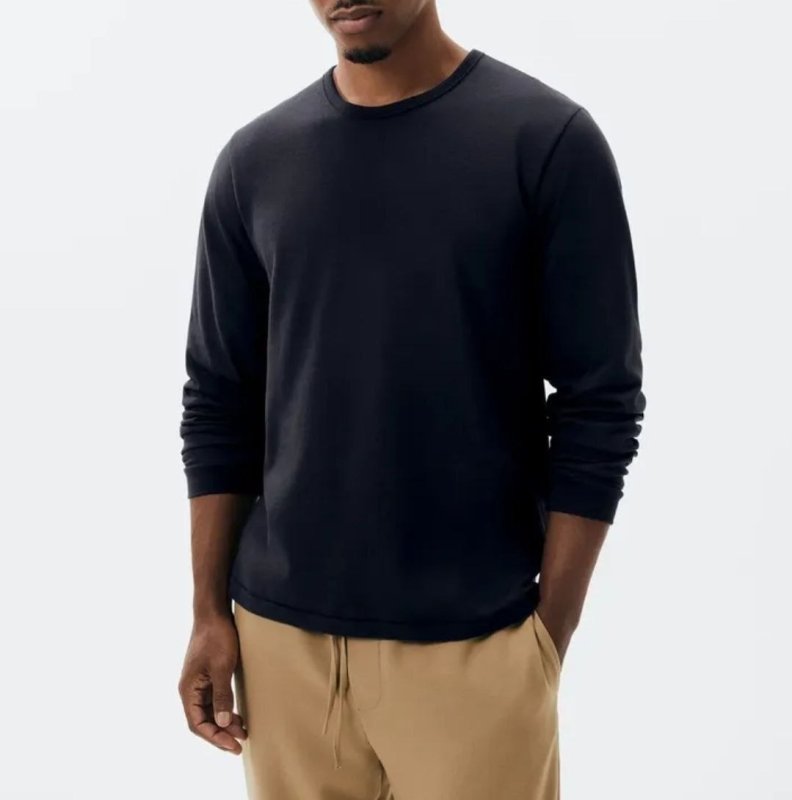 Camiseta Básica Masculina Manga Longa Slim Hering