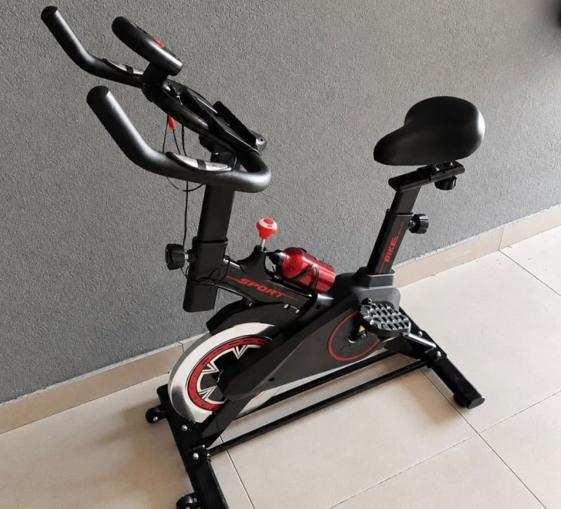 Bicicleta Ergométrica Spinning Liftness X11 Cor Preto/vermelho Brusfit