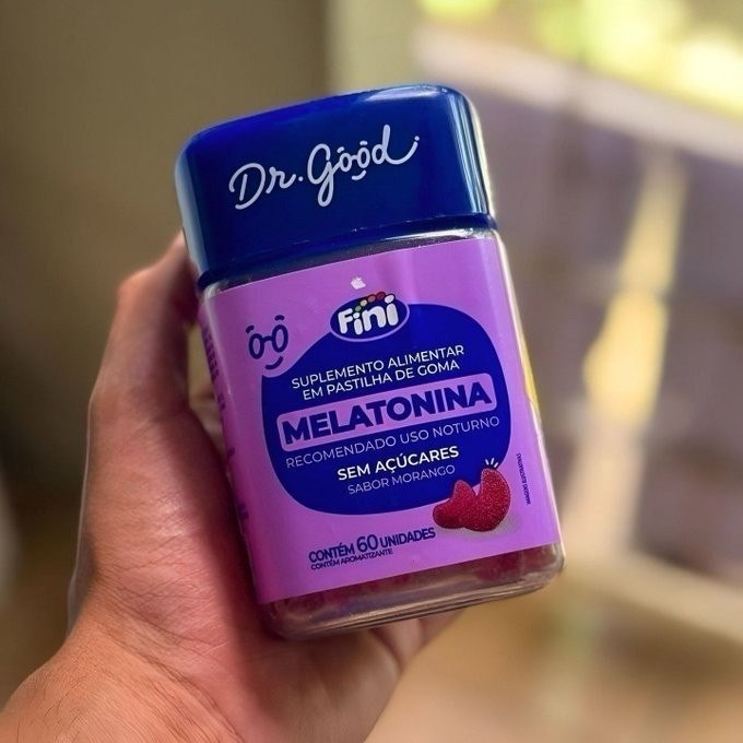 Melatonina 60 Gomas Fini Dr. Good + Frete Grátis