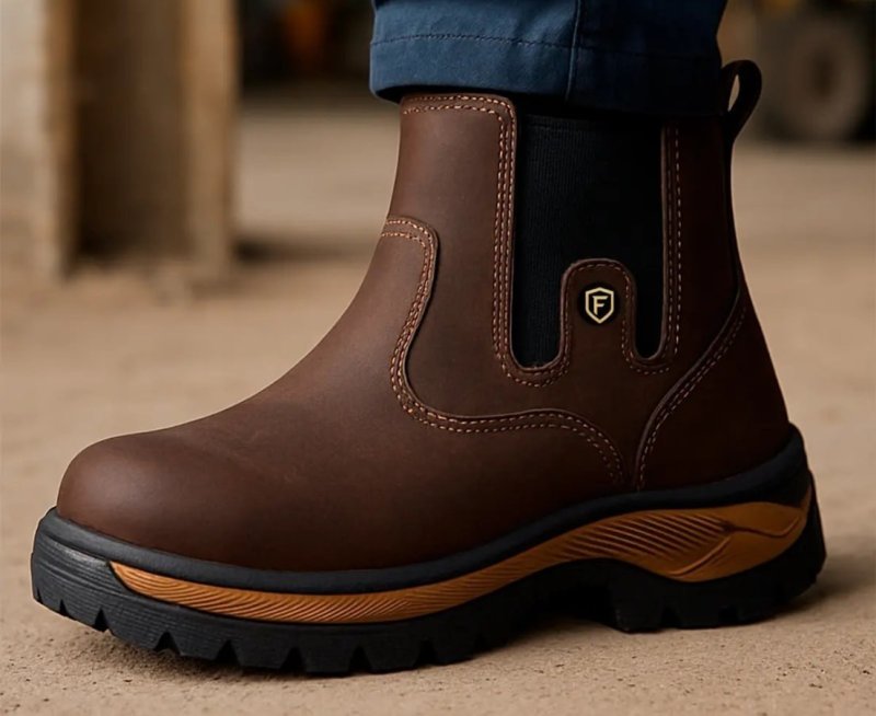 Bota Masculina Couro Impermeável Coturno Botina Palmilha Gel + Frete Grátis