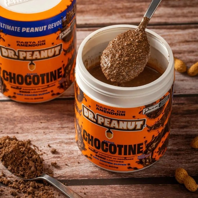 Pasta de Amendoim Dr. Peanut Chocotine 600g + Frete Grátis