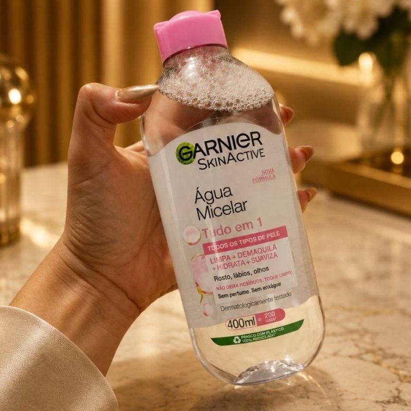 Garnier SkinActive Água Micelar Tudo em 1 Sem Álcool 400ml