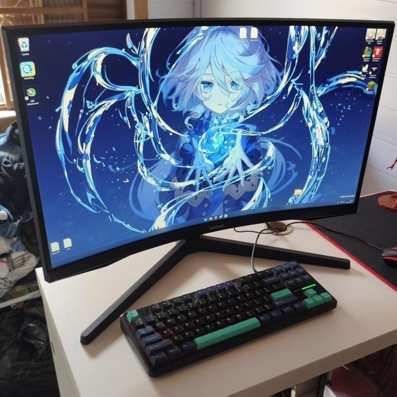 Monitor Gamer Samsung Odyssey G5, 27", Qhd, 165hz Cor Preto